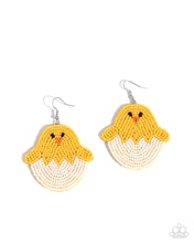 Load image into Gallery viewer, paparazzi-accessories-capricious-chick-yellow-earrings