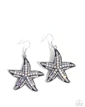 Load image into Gallery viewer, paparazzi-accessories-starfish-spectacle-white-earrings
