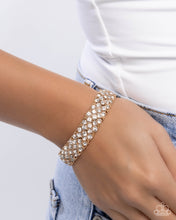 Load image into Gallery viewer, Prismatic Perspective - Gold Bracelet - Paparazzi Jewelry
