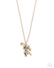 Load image into Gallery viewer, paparazzi-accessories-flashy-tree-frog-multi-necklace