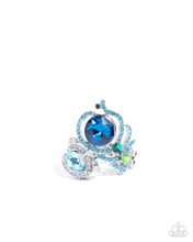 Load image into Gallery viewer, paparazzi-accessories-enigmatic-excess-blue-ring