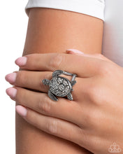 Load image into Gallery viewer, Turtle Triumph - Silver Ring - Paparazzi Jewelry