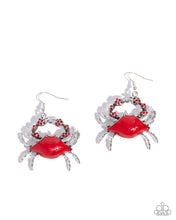 Load image into Gallery viewer, paparazzi-accessories-colorful-crab-red