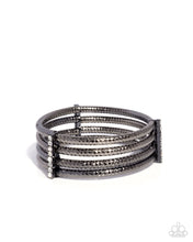 Load image into Gallery viewer, paparazzi-accessories-teeming-with-taste-black-bracelet