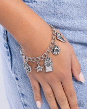 Load image into Gallery viewer, Jersey Journey - White Bracelet - Paparazzi Jewelry