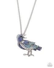 Load image into Gallery viewer, paparazzi-accessories-radiant-raven-blue-necklace