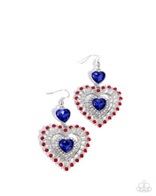 Load image into Gallery viewer, paparazzi-accessories-patriotic-pattern-multi-earrings