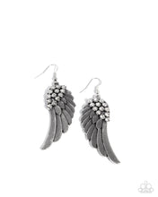 Load image into Gallery viewer, paparazzi-accessories-angelic-abundance-silver-earrings