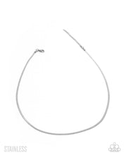 Load image into Gallery viewer, paparazzi-accessories-reasonable-rope-silver-mens necklace