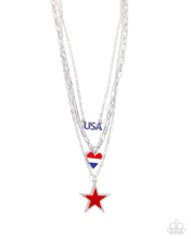 Load image into Gallery viewer, paparazzi-accessories-unforgettable-usa-multi-necklace