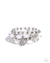Load image into Gallery viewer, paparazzi-accessories-bewitching-bear-white-bracelet