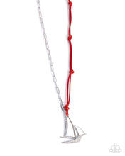 Load image into Gallery viewer, paparazzi-accessories-sailboat-shimmer-red