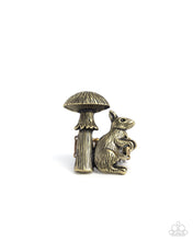 Load image into Gallery viewer, paparazzi-accessories-textured-toadstool-brass-ring