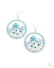 Load image into Gallery viewer, paparazzi-accessories-basic-bouquet-blue-earrings