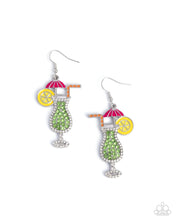 Load image into Gallery viewer, paparazzi-accessories-delightful-daiquiri-green-earrings
