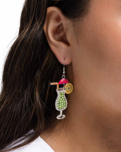 Load image into Gallery viewer, Delightful Daiquiri - Green Earrings - Paparazzi Jewelry