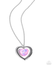 Load image into Gallery viewer, paparazzi-accessories-heartfelt-hemisphere-pink-necklace