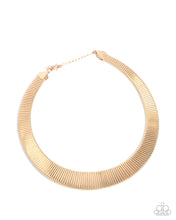 Load image into Gallery viewer, paparazzi-accessories-fringe-formal-gold-necklace
