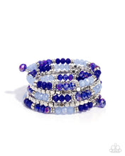 Load image into Gallery viewer, paparazzi-accessories-memorable-masterpiece-blue-bracelet