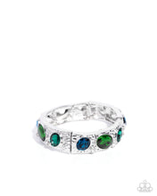 Load image into Gallery viewer, paparazzi-accessories-colorful-castle-green-bracelet
