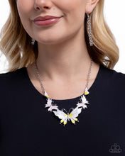 Load image into Gallery viewer, Floating Feature - Yellow Necklace - Paparazzi Jewelry