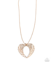 Load image into Gallery viewer, paparazzi-accessories-angelic-accuracy-gold-necklace