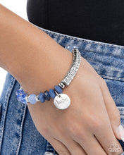 Load image into Gallery viewer, Handcrafted Hope - Blue Bracelet - Paparazzi Jewelry