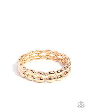 Load image into Gallery viewer, paparazzi-accessories-stacked-statement-gold-bracelet