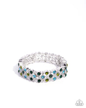 Load image into Gallery viewer, paparazzi-accessories-ladylike-lattice-green-bracelet