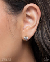 Load image into Gallery viewer, Tactical Turtle - Silver Post Earrings - Paparazzi Jewelry
