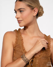 Load image into Gallery viewer, Timeless Tango - Gold Bracelet - Paparazzi Jewelry