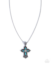 Load image into Gallery viewer, paparazzi-accessories-celestial-color-blue-necklace