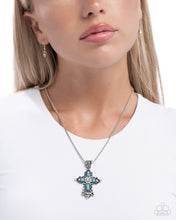 Load image into Gallery viewer, Celestial Color - Blue Necklace - Paparazzi Jewelry
