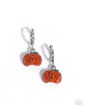 Load image into Gallery viewer, paparazzi-accessories-pumpkin-pageantry-orange-earrings