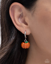 Load image into Gallery viewer, Pumpkin Pageantry - Orange Earrings - Paparazzi Jewelry