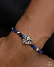 Load image into Gallery viewer, Alphas Claim - Blue Bracelet - Paparazzi Jewelry