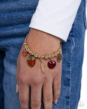 Load image into Gallery viewer, Harvest Habit - Gold Bracelet - Paparazzi Jewelry