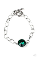 Load image into Gallery viewer, paparazzi-accessories-all-aglitter-green-bracelet