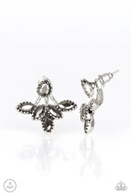 Load image into Gallery viewer, paparazzi-accessories-a-force-to-beam-reckoned-with-silver-post earrings