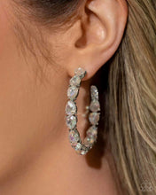 Load image into Gallery viewer, Presidential Pizzazz - White Earrings - Paparazzi Jewelry