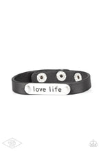 Load image into Gallery viewer, paparazzi-accessories-love-life-black-bracelet