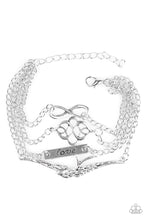 Load image into Gallery viewer, paparazzi-accessories-then-love-swooped-in-silver-bracelet