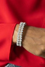 Load image into Gallery viewer, Megawatt Majesty - White Bracelet - Paparazzi Jewelry