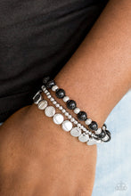 Load image into Gallery viewer, Girly Girl Glamour - Black Bracelet - Paparazzi Jewelry