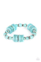 Load image into Gallery viewer, paparazzi-accessories-sagebrush-serenade-blue-bracelet