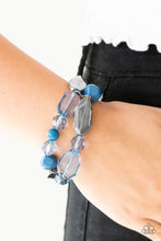 Load image into Gallery viewer, Rockin Rock Candy - Blue Bracelet - Paparazzi Jewelry