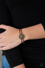 Load image into Gallery viewer, Definitely Dazzling - Brass Bracelet - Paparazzi Jewelry