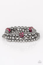 Load image into Gallery viewer, paparazzi-accessories-noticeably-noir-pink-bracelet