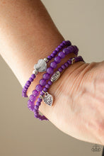 Load image into Gallery viewer, Really Romantic - Purple Bracelet - Paparazzi Jewelry
