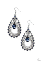 Load image into Gallery viewer, paparazzi-accessories-all-about-business-blue-earrings